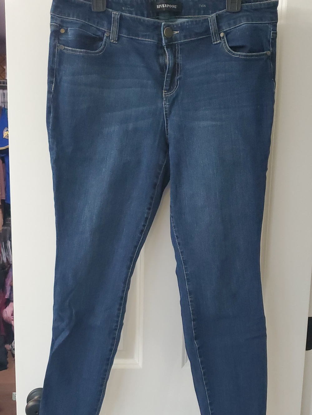 Liverpool Women’s Skinny Jeans - Dark Blue Wash